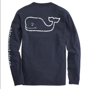 men’s XS Vintage LS Whale tshirt. NWOT